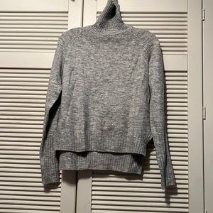 SHEIN Turtleneck High-Low Sweater